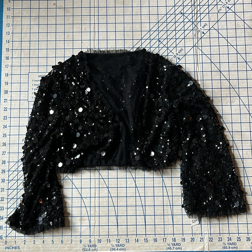 Sequin bolero